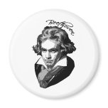 Beethoven Portrait on T shirts, Mugs, Gifts Fridge Magnets