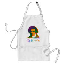 BEETHOVEN PYSCHODELIC APRON