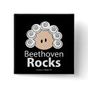 Beethoven Rocks Button