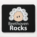 Beethoven Rocks Mouse Pad mousepads