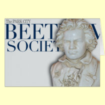 Beethoven Society Greeting Card cards