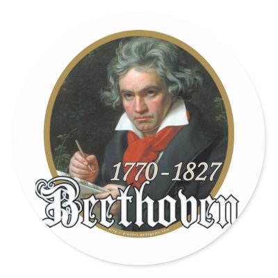 Beethoven stickers