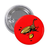 Beetle Insect Bug Nature Cartoon Art Animal Pin