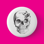 Beetle on a Skull Button
