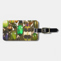 Beetles, Bugs and Insects Bag Tag