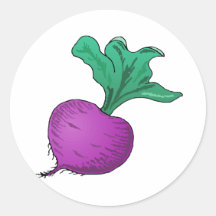 Beets Round Sticker