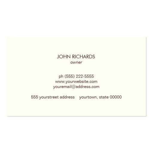 Beets Vegetable Business Card Template (back side)