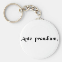 Before a meal keychains