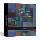 Before Dawn Abstract Art Personalized Binder binders