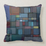 Before Dawn Abstract Art Throw Pillow pillows