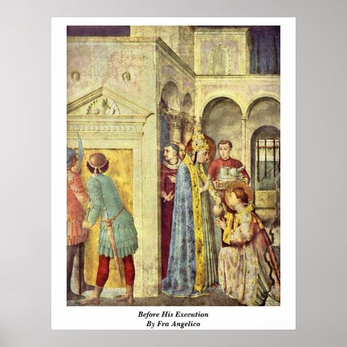 Before His Execution By Fra Angelico Poster