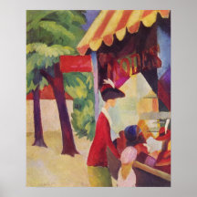Before Hutladen  by Macke Print