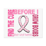 Before I Grow Boobs 9 Breast Cancer Postcards