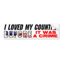 Before It Was A Crime Bumper Sticker