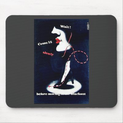 Before Moving In The Blackout Mousepad by ww2posters