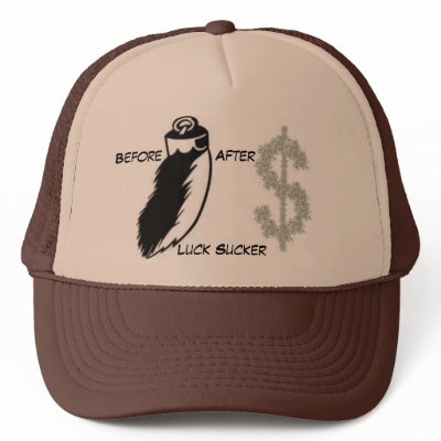 Before n After - Luck Sucker Hat by lucksucker