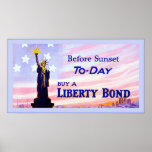 Before Sunset  ~ Vintage U.S. WW1 Poster