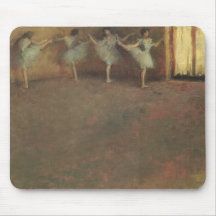 Before the Ballet (detail) by Edgar Degas Mousepad