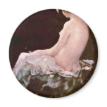 Before The Bath By Grigorescu Nicolae Refrigerator Magnet