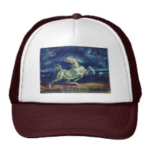 Before The Lightning Frightened Horse Mesh Hats