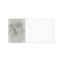 Before the mirror by Berthe Morisot Custom Address Labels