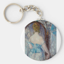 Before the Mirror by Edouard Manet Key Chain
