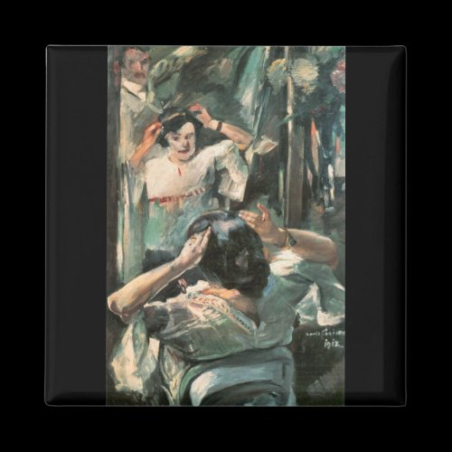 Before the mirror by Lovis Corinth Refrigerator Magnet