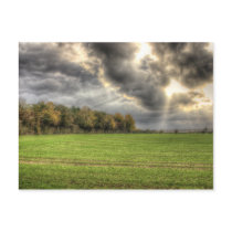 Before the Rain Countryside Art postcard postcards