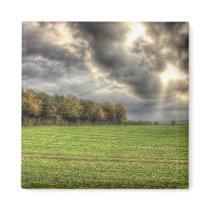Before the Rain Countryside Fridge magnet