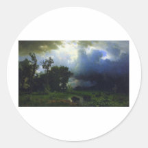 Before the Storm by Bierstadt Sticker