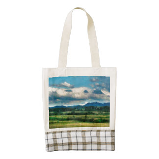Before the storm painting zazzle HEART tote bag