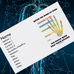 Before You Shake My Hand Know What You're Holding Business Card Template