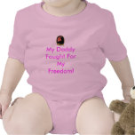 Befriend A Vet Logo, My Daddy Fought For My Fre... Baby Bodysuits