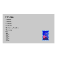 Beggar at the door business card template