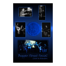 Beggar Street Social Live in Houston posters