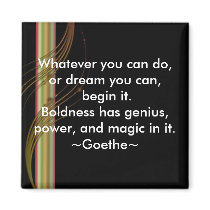 Begin-Goethe-Motivational Magnets