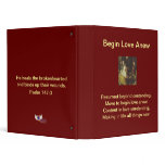 Begin Love Anew Binder-Customize