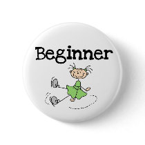 Beginner Ice Skating Button