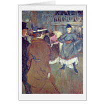 Beginning Quadrille By Henri De Toulouse-Lautrec Greeting Card