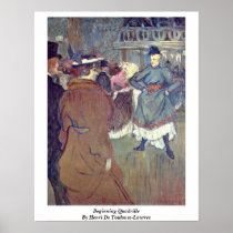 Beginning Quadrille By Henri De Toulouse-Lautrec Print