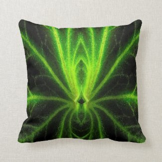 Begonia Leaf Abstract Throw Pillows