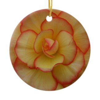 Begonia ornament
