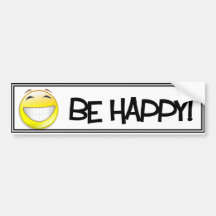 behappy etiqueta de parachoque
