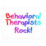 Behavioral Therapists Rock Post Card