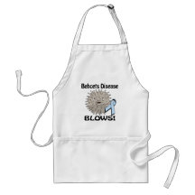 Behcets Disease Blows Awareness Design Apron