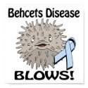 Behcets Disease Blows Awareness Design posters by animals4acause Behcets Disease Blows Awareness Design posters