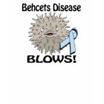 Behcets Disease Blows Awareness Design t-shirts