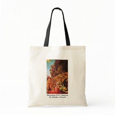 Beheading Of St. Catherine By Altdorfer, Albrecht Canvas Bags by Artcollection