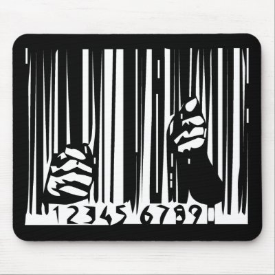 Behind Bars Mouse Mats by DarknessFallz