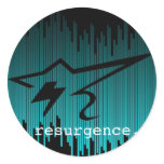 Behind Bars Resurgence Clothing Company Sticker